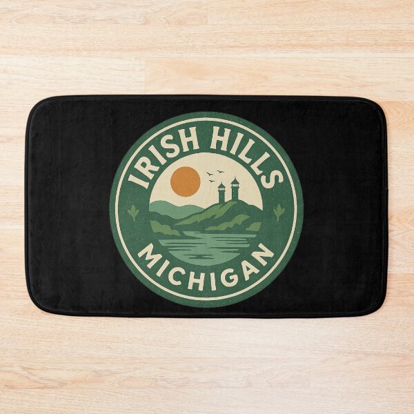 Item preview, Irish Hills Michigan Vintage Circular Design designed and sold by American Travels.