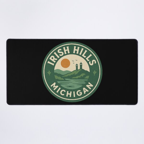 Item preview, Irish Hills Michigan Vintage Circular Design designed and sold by American Travels.