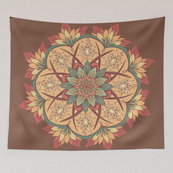 Item preview, Natural Sun Earth Rhythm - Mindful Mandalas for the Spirit  - Sacred Geometry for Meditation Spaces designed and sold by Loveflows.