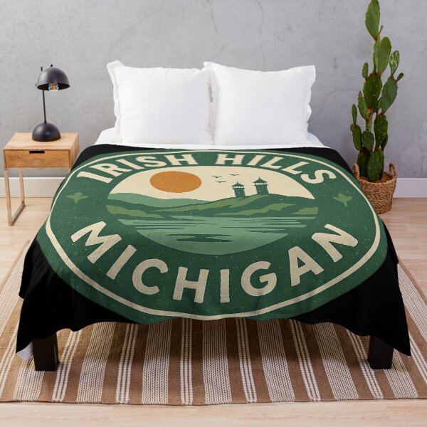 Item preview, Irish Hills Michigan Vintage Circular Design designed and sold by American Travels.