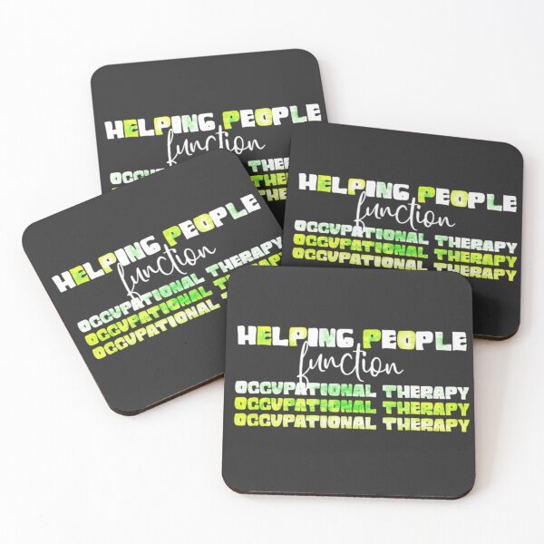Item preview, Occupational Therapy Helping People Function Text Based designed and sold by DivineHaven.