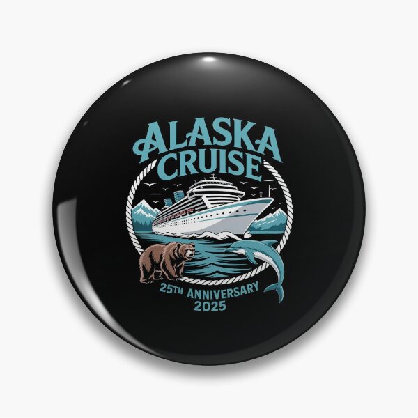 Item preview, 25th Anniversary Wedding Alaska Cruise 2025 Couple Matching designed and sold by TrinaEspinoza.
