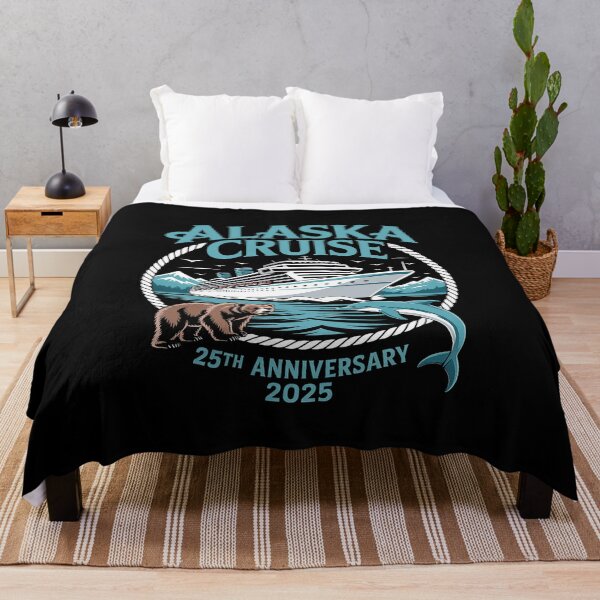 Item preview, 25th Anniversary Wedding Alaska Cruise 2025 Couple Matching designed and sold by TrinaEspinoza.