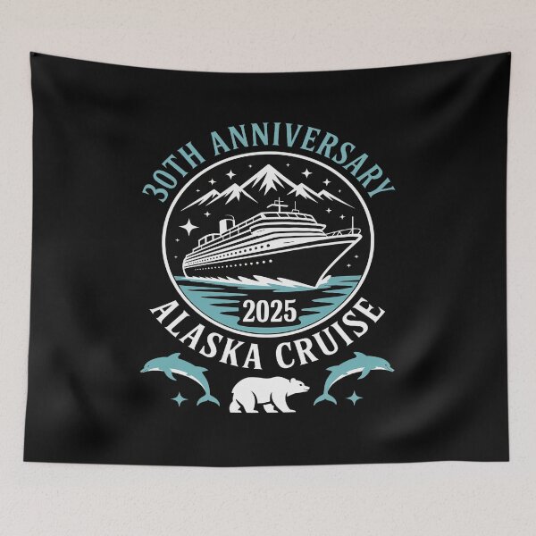 Item preview, 30th Anniversary Wedding Alaska Cruise 2025 Couple Vacation designed and sold by TrinaEspinoza.