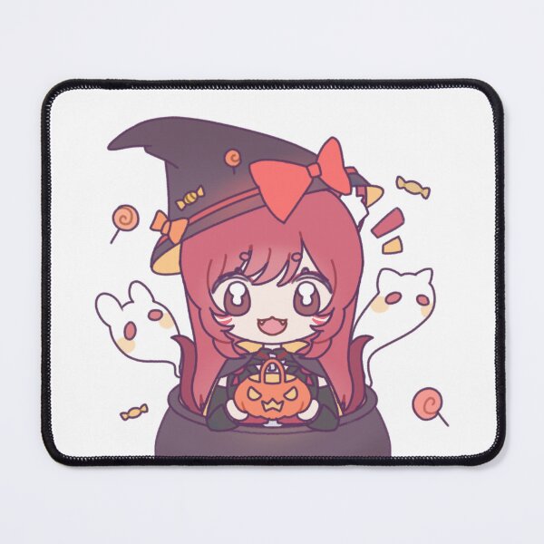 Item preview, Cute Chibi Nekomata Witch Anime Girl – Kawaii Halloween VTuber Akane (Akanekoninja) designed and sold by AkaneSpiritShop.