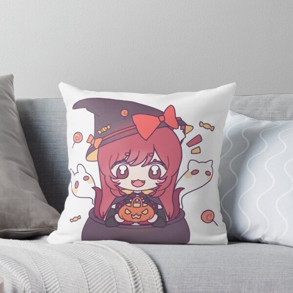Item preview, Cute Chibi Nekomata Witch Anime Girl – Kawaii Halloween VTuber Akane (Akanekoninja) designed and sold by AkaneSpiritShop.