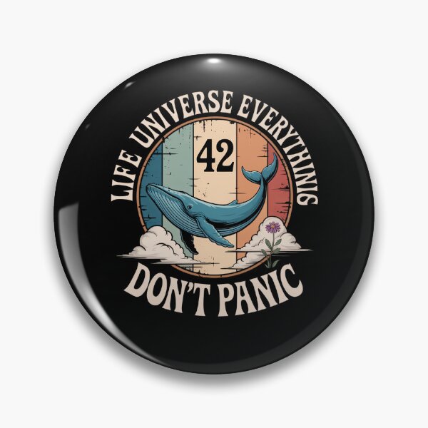 Item preview, 42 Answer to Life The Universe And Everything Don't Panic designed and sold by TrinaEspinoza.