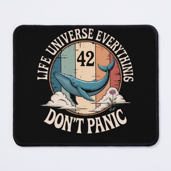Item preview, 42 Answer to Life The Universe And Everything Don't Panic designed and sold by TrinaEspinoza.