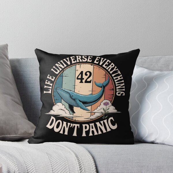 Item preview, 42 Answer to Life The Universe And Everything Don't Panic designed and sold by TrinaEspinoza.