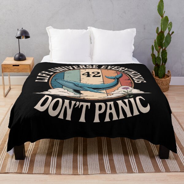 Item preview, 42 Answer to Life The Universe And Everything Don't Panic designed and sold by TrinaEspinoza.