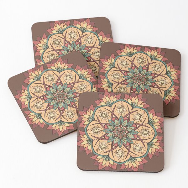 Item preview, Natural Sun Earth Rhythm - Line - Mindful Mandalas for the Spirit  - Sacred Geometry for Meditation Spaces designed and sold by Loveflows.