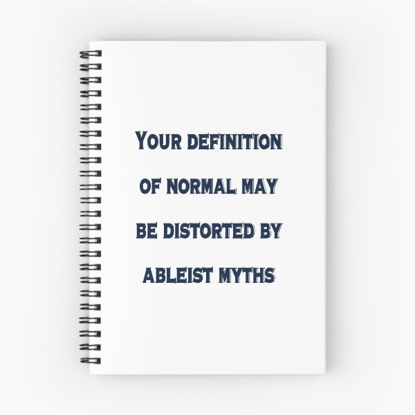 Item preview, Ableist Myths Distort Normal – Chronic Pain & Disability Awareness Design designed and sold by aadventures.