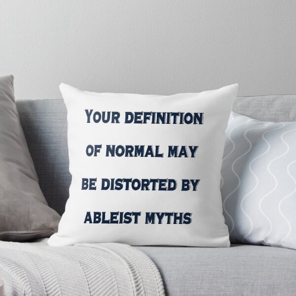 Item preview, Ableist Myths Distort Normal – Chronic Pain & Disability Awareness Design designed and sold by aadventures.