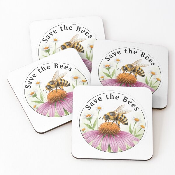 Item preview, Save The Bees Wildflower designed and sold by Owcomm.