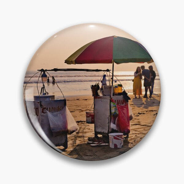 Item preview, A small street vendor facing the waves of Pangandaran designed and sold by franck380.
