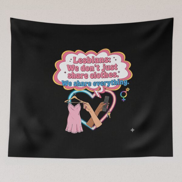 Item preview, Lesbians Share Everything designed and sold by ATOMI-K.