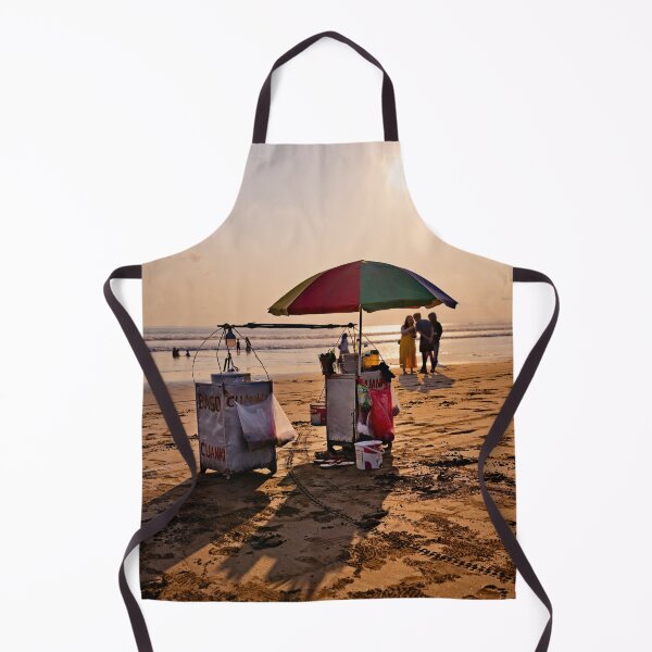 Item preview, A small street vendor facing the waves of Pangandaran designed and sold by franck380.
