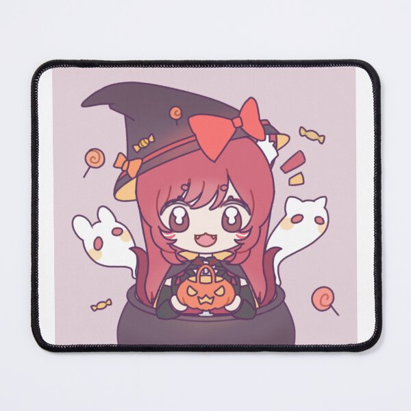 Item preview, Cute Chibi Nekomata Witch Anime Girl – Kawaii Halloween VTuber Akane (Akanekoninja) ALT BG designed and sold by AkaneSpiritShop.