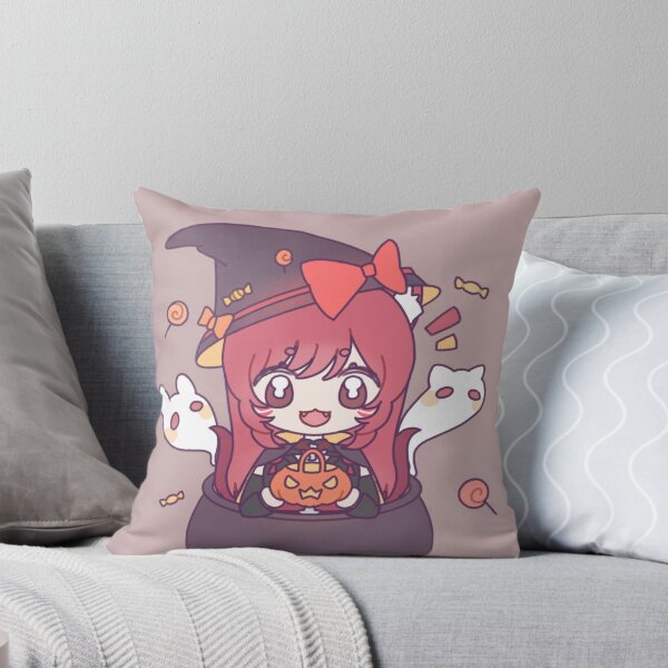Item preview, Copy of Cute Chibi Nekomata Witch Anime Girl – Kawaii Halloween VTuber Akane (Akanekoninja) ALT BG 2 designed and sold by AkaneSpiritShop.