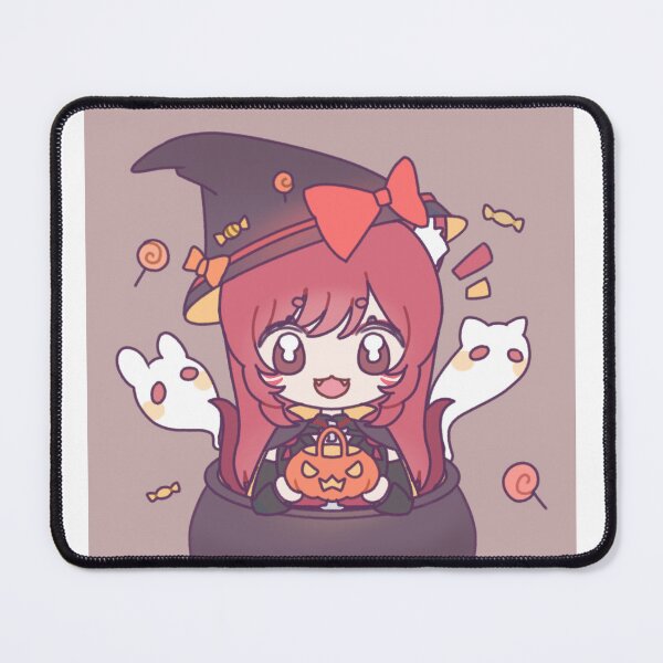 Item preview, Copy of Cute Chibi Nekomata Witch Anime Girl – Kawaii Halloween VTuber Akane (Akanekoninja) ALT BG 2 designed and sold by AkaneSpiritShop.