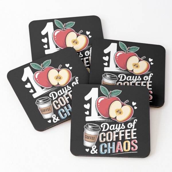 Item preview, 100 Days of Coffee & Chaos 100th Day Of School designed and sold by TrinaEspinoza.