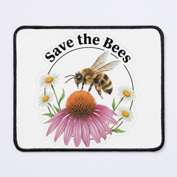 Item preview, Save The Bees Floral designed and sold by Owcomm.