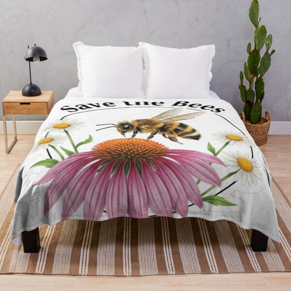 Item preview, Save The Bees Floral designed and sold by Owcomm.