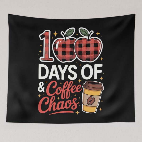 Item preview, 100 Days Of Coffee & Chaos Teachers 100th Day designed and sold by TrinaEspinoza.