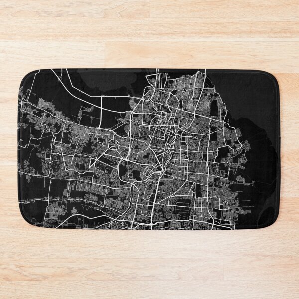 Item preview, Surabaya City Map of Indonesia - Full Moon designed and sold by deMAP.