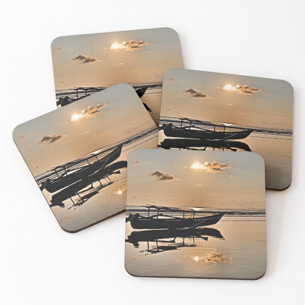 Item preview, Shadows and golden light on a calm Indonesian sea designed and sold by franck380.