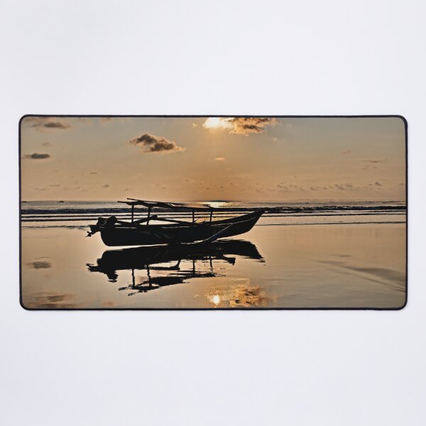 Item preview, Shadows and golden light on a calm Indonesian sea designed and sold by franck380.