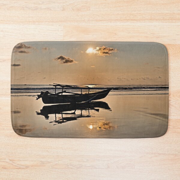 Item preview, Shadows and golden light on a calm Indonesian sea designed and sold by franck380.