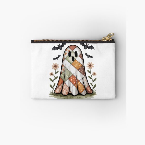 Item preview, Cute Spooky Patchwork Floral Ghost Chicken Halloween designed and sold by CraftyCuttable.