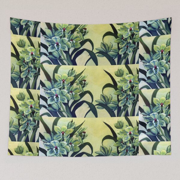 Item preview, Green Orchids designed and sold by Patricia Howitt.