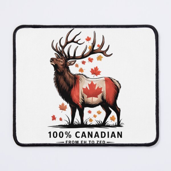 Item preview, 100% Canadian from Eh To Zed Canada Day 2023 Patriotic Flag designed and sold by TrinaEspinoza.