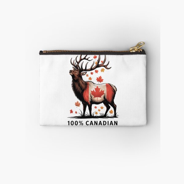 Item preview, 100% Canadian from Eh To Zed Canada Day 2023 Patriotic Flag designed and sold by TrinaEspinoza.