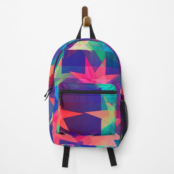 Item preview, Neon star-shaped straight line pattern designed and sold by JeniSeny.