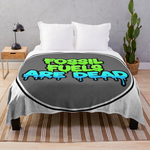 Item preview, Fossil Fuels Are Dead Drippy Green Blue designed and sold by Owcomm.