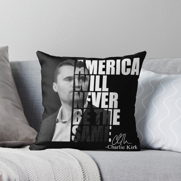 Item preview, America Will Never Be The Same Charlie Kirk Signature designed and sold by JeyVel.