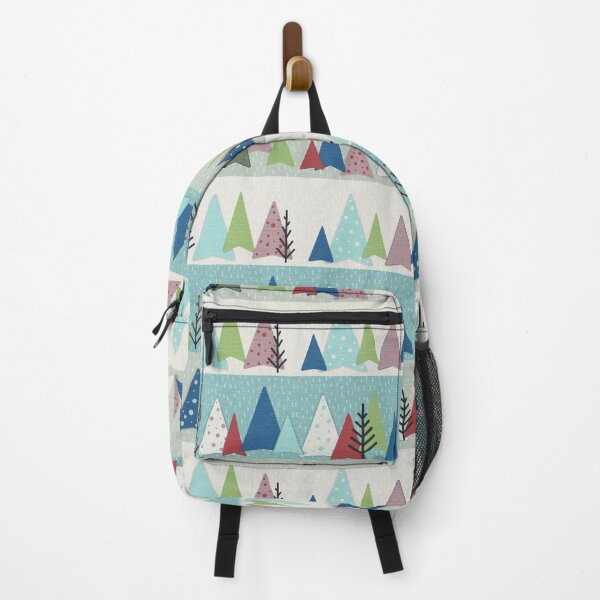 Item preview, Geometric whimsical winter trees designed and sold by Ilikeiwantilove.