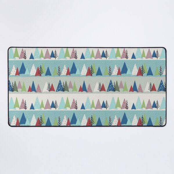 Item preview, Geometric whimsical winter trees designed and sold by Ilikeiwantilove.