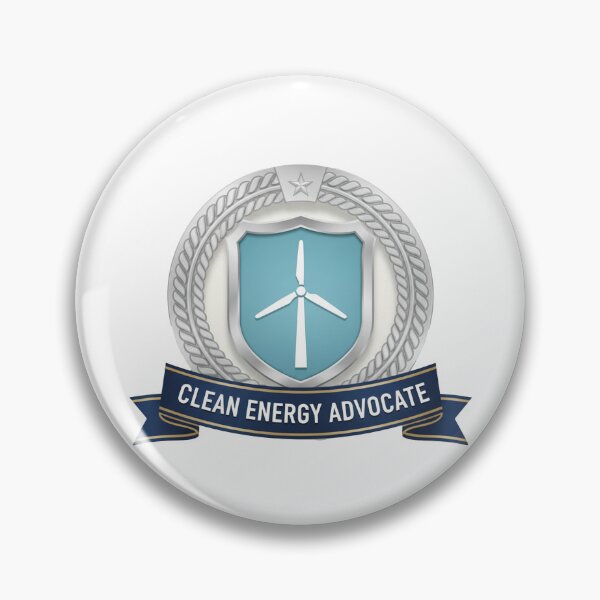 Item preview, Clean Energy Advocate Badge Emblem designed and sold by Owcomm.