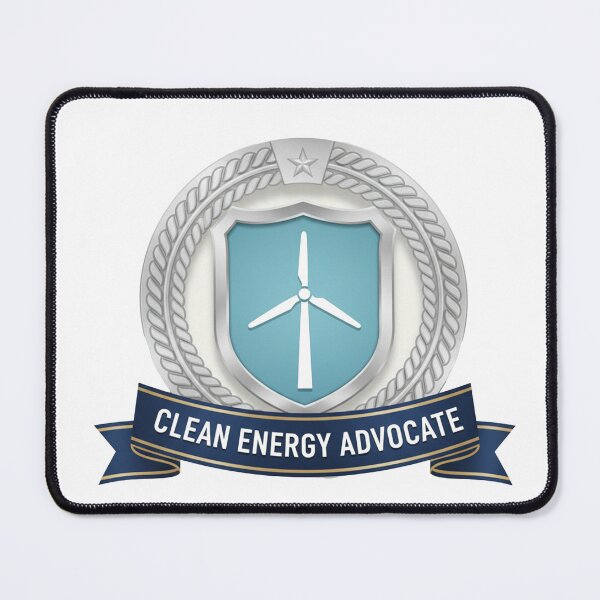 Item preview, Clean Energy Advocate Badge Emblem designed and sold by Owcomm.