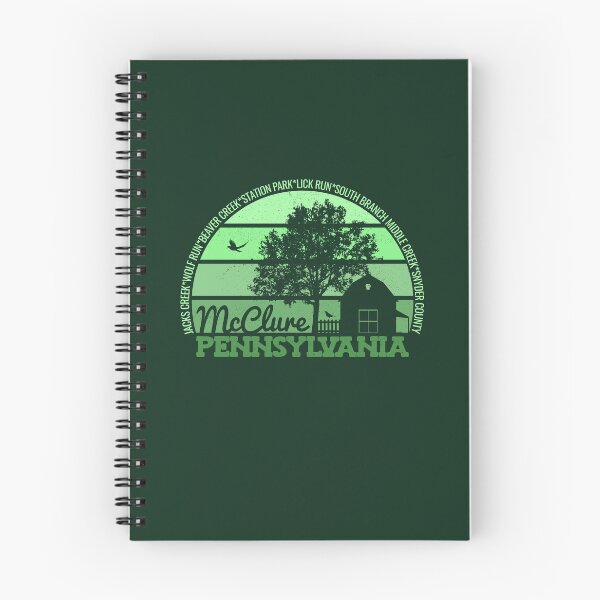 Item preview, McClure Pennsylvania Sunset Retro Vintage Local Pride Logo designed and sold by CRHPOD20.