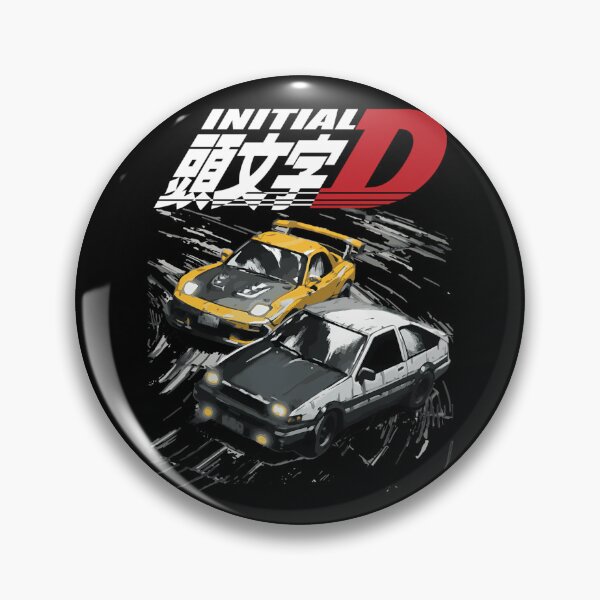 Item preview, Mou.ntain Dr.ift Ra.cing Init.ial D Tand.ems AE86 vs FD rx-7   designed and sold by IgnacioSpivey.