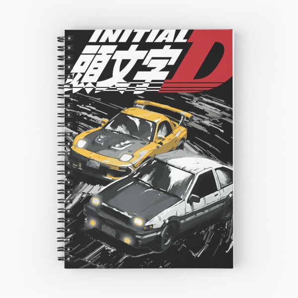 Item preview, Mou.ntain Dr.ift Ra.cing Init.ial D Tand.ems AE86 vs FD rx-7   designed and sold by IgnacioSpivey.
