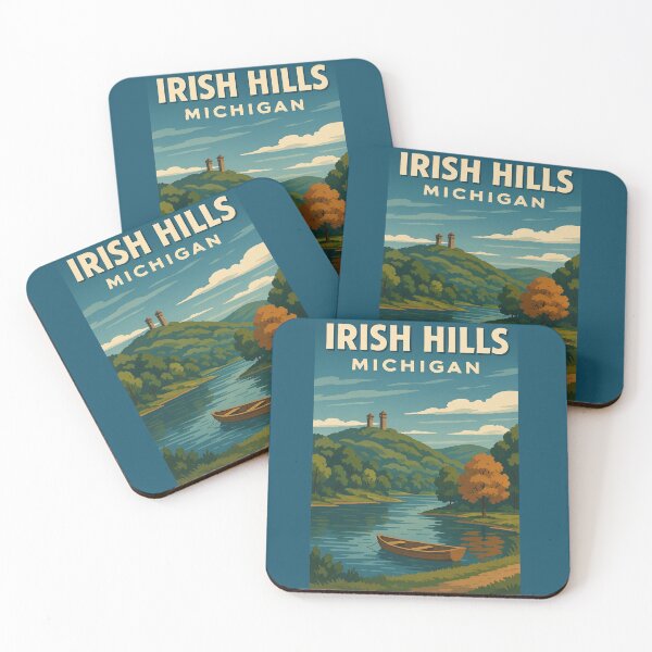 Item preview, Irish Hills Michigan Vintage Travel Design designed and sold by American Travels.