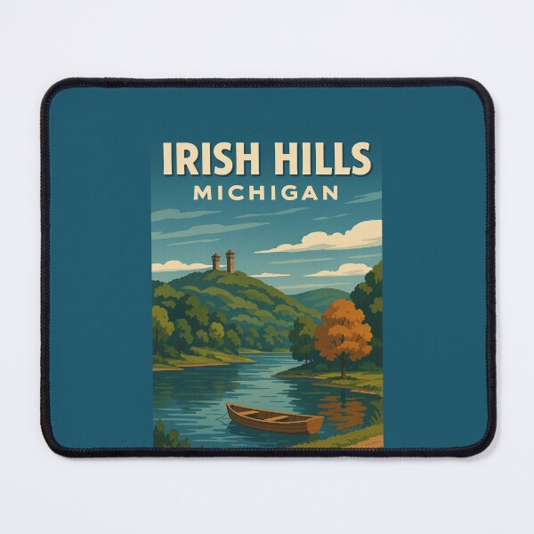 Item preview, Irish Hills Michigan Vintage Travel Design designed and sold by American Travels.