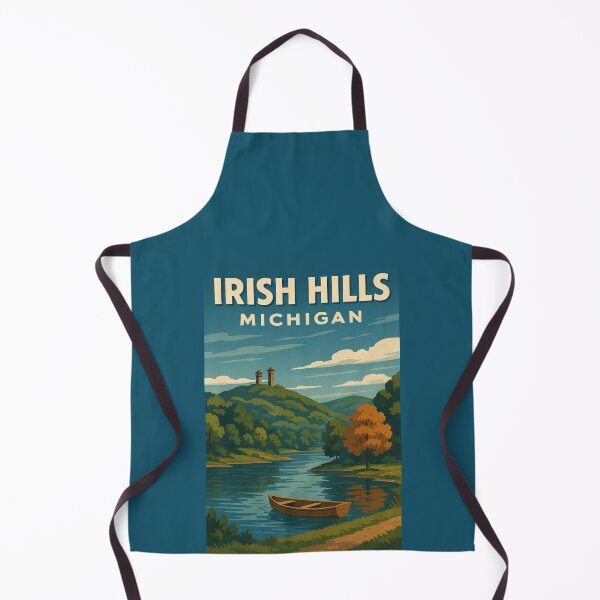 Item preview, Irish Hills Michigan Vintage Travel Design designed and sold by American Travels.