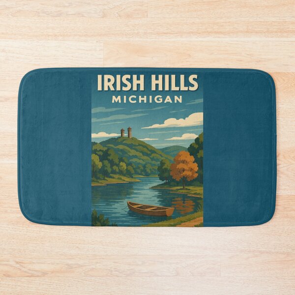 Item preview, Irish Hills Michigan Vintage Travel Design designed and sold by American Travels.